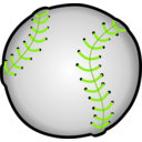 download Baseball clipart image with 90 hue color