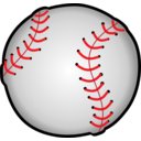 download Baseball clipart image with 0 hue color