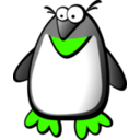 download Penguin clipart image with 45 hue color