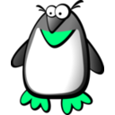 download Penguin clipart image with 90 hue color