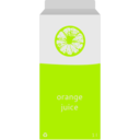 download Orange Juice Carton clipart image with 45 hue color