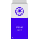 download Orange Juice Carton clipart image with 225 hue color
