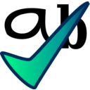download Spellcheck clipart image with 90 hue color