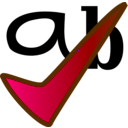 download Spellcheck clipart image with 270 hue color