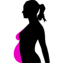 download Pregnancy Silhouet clipart image with 0 hue color