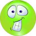 download Surprised Smiley Emoticon clipart image with 45 hue color