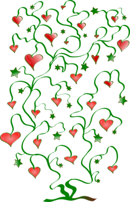 Tree Of Hearts With Leaves Of Stars