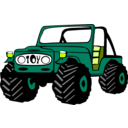 download Toyota Land Cruiser clipart image with 45 hue color