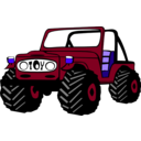 download Toyota Land Cruiser clipart image with 225 hue color