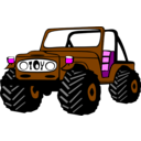 download Toyota Land Cruiser clipart image with 270 hue color