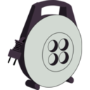 download Small Cable Drum clipart image with 90 hue color