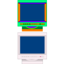 download Monitor clipart image with 270 hue color