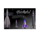 download Rockets clipart image with 225 hue color