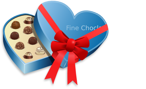 Valentines Day Love Choclate