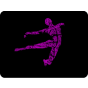 download Typodancegirl clipart image with 180 hue color