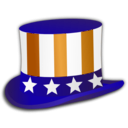 download 4th July Hat clipart image with 45 hue color