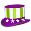 download 4th July Hat clipart image with 90 hue color