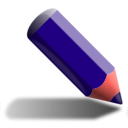 download Violet Pencil clipart image with 315 hue color