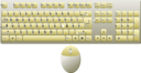 Keyboard German Layout And Mouse 8212 Top Down View