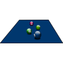 download Billiard Balls clipart image with 90 hue color