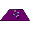 download Billiard Balls clipart image with 180 hue color