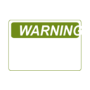 download Warning Blank Green clipart image with 315 hue color