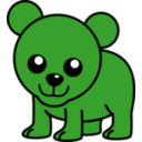 download Bear clipart image with 90 hue color