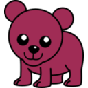 download Bear clipart image with 315 hue color