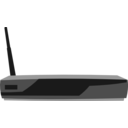 download Cisco 851w Router clipart image with 0 hue color