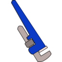 download Pipe Wrench clipart image with 225 hue color