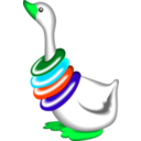 download Goose clipart image with 135 hue color