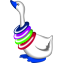 download Goose clipart image with 225 hue color