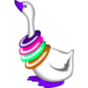 download Goose clipart image with 270 hue color