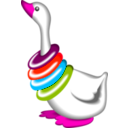 download Goose clipart image with 315 hue color