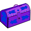 download Treasure Chest clipart image with 225 hue color