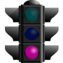download Traffic Light Green Dan 01 clipart image with 180 hue color