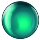 download Sphere clipart image with 315 hue color