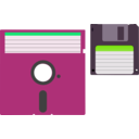 download Floppy Disks clipart image with 90 hue color