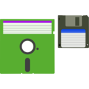 download Floppy Disks clipart image with 225 hue color