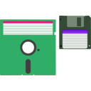 download Floppy Disks clipart image with 270 hue color