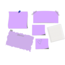 download Notepaper clipart image with 225 hue color