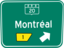 Panneau Sortie Traffic Sign Exit