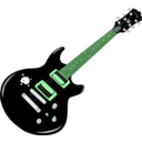 download Guitar clipart image with 90 hue color