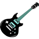 download Guitar clipart image with 135 hue color