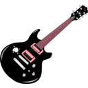 download Guitar clipart image with 315 hue color