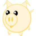 download Cerdito Little Pig clipart image with 45 hue color