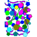 download Composition Color clipart image with 180 hue color