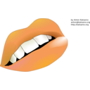 download Lips clipart image with 45 hue color