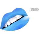 download Lips clipart image with 225 hue color