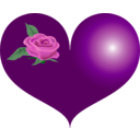 download Red Heart clipart image with 315 hue color